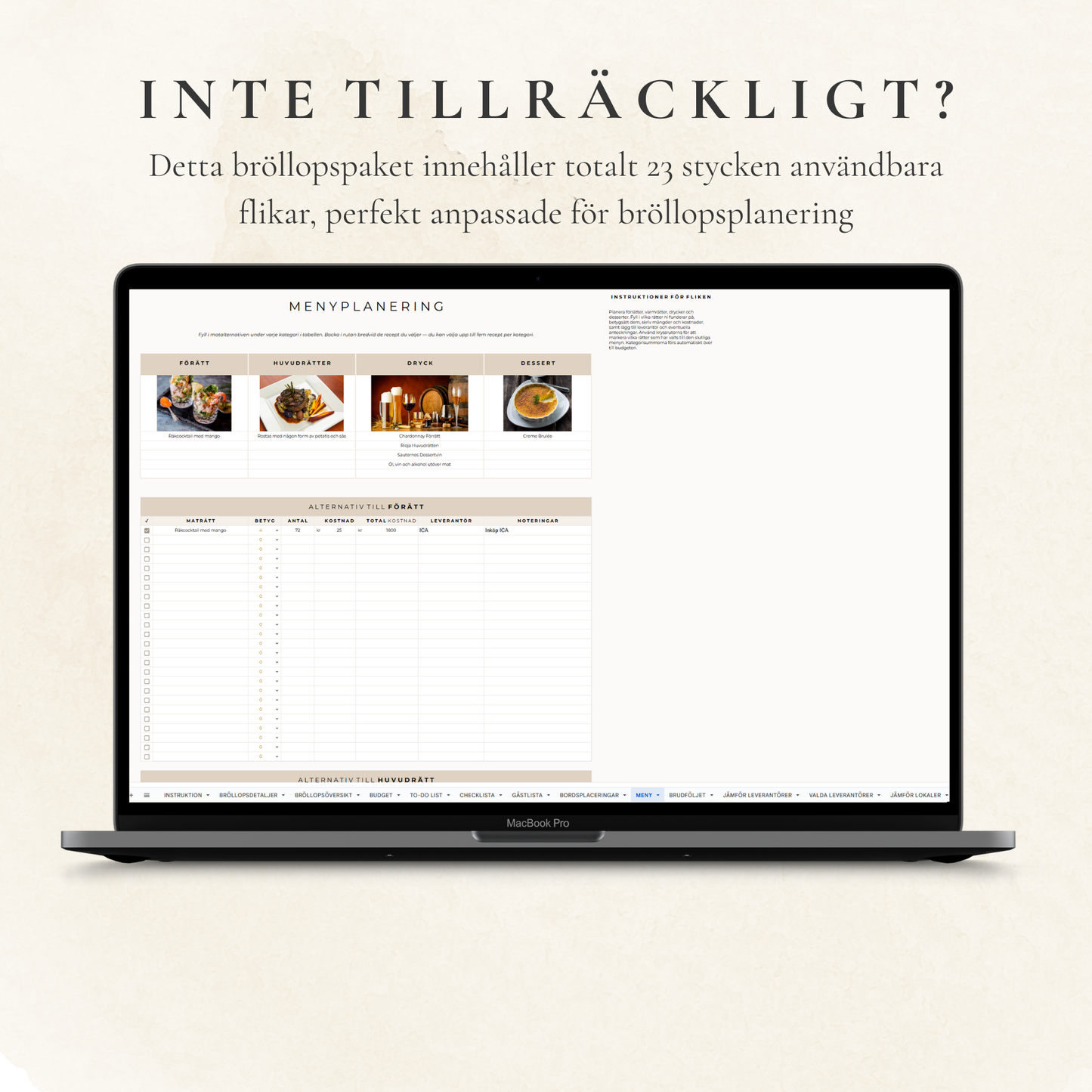 LumeNote Bröllopspaket – Allt ni behöver inför bröllopet