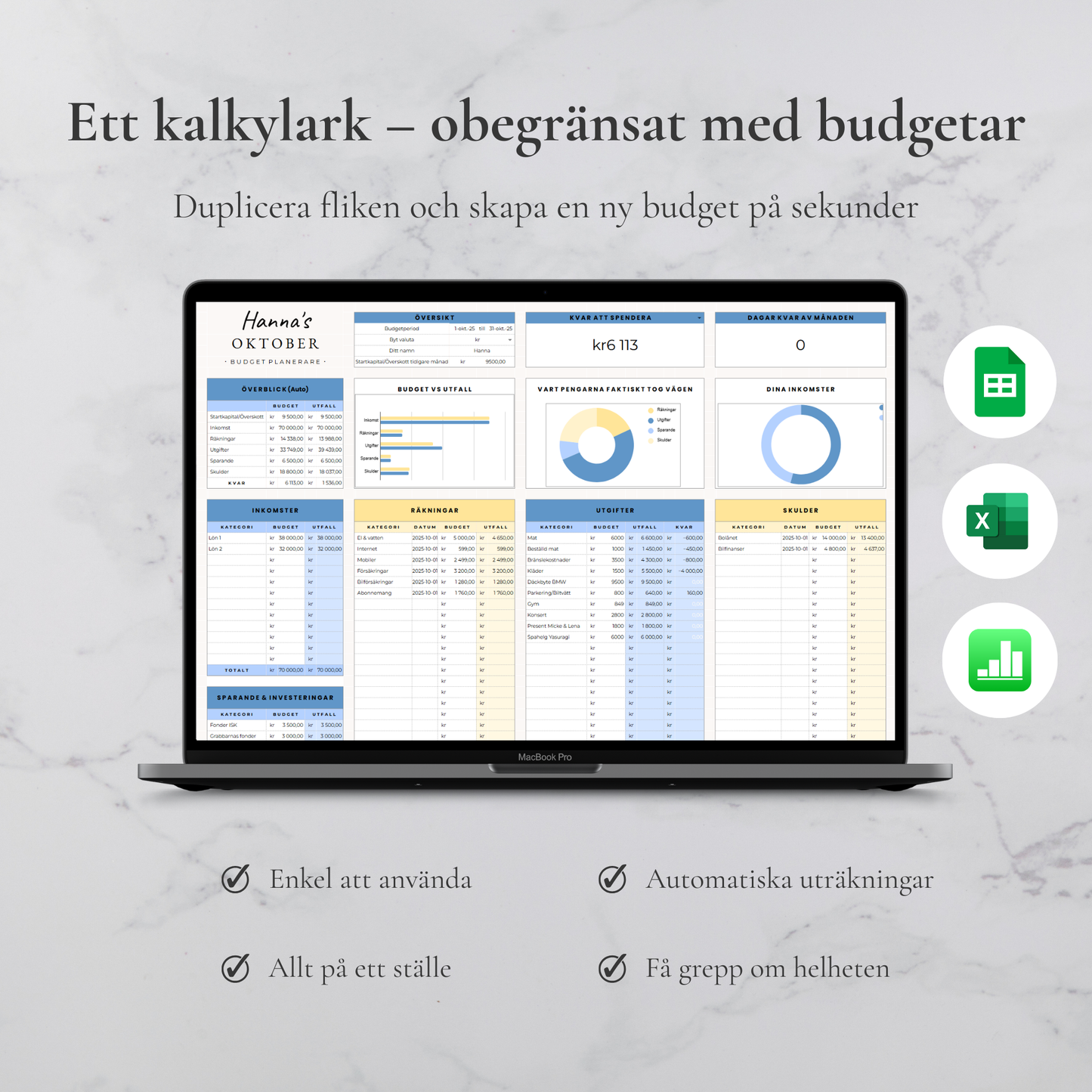 LumeNote Budgetpaket – För din vardagsekonomi