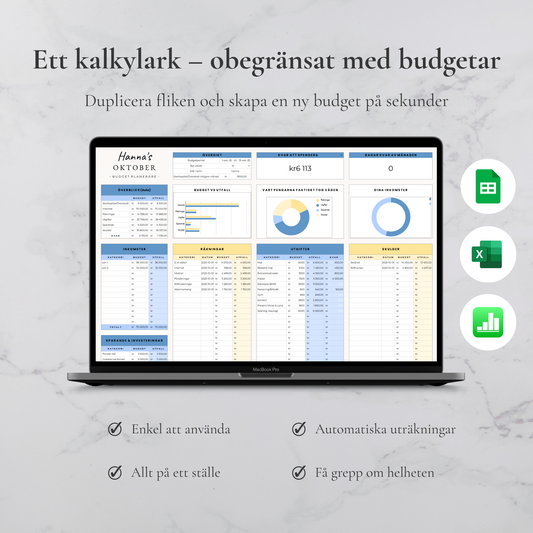 LumeNote Budgetpaket – För din vardagsekonomi