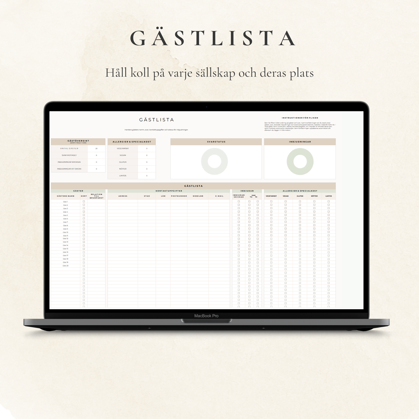 LumeNote Bröllopspaket – Allt ni behöver inför bröllopet