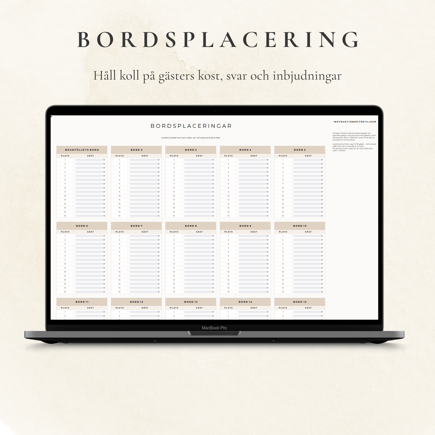 LumeNote Bröllopspaket – Allt ni behöver inför bröllopet